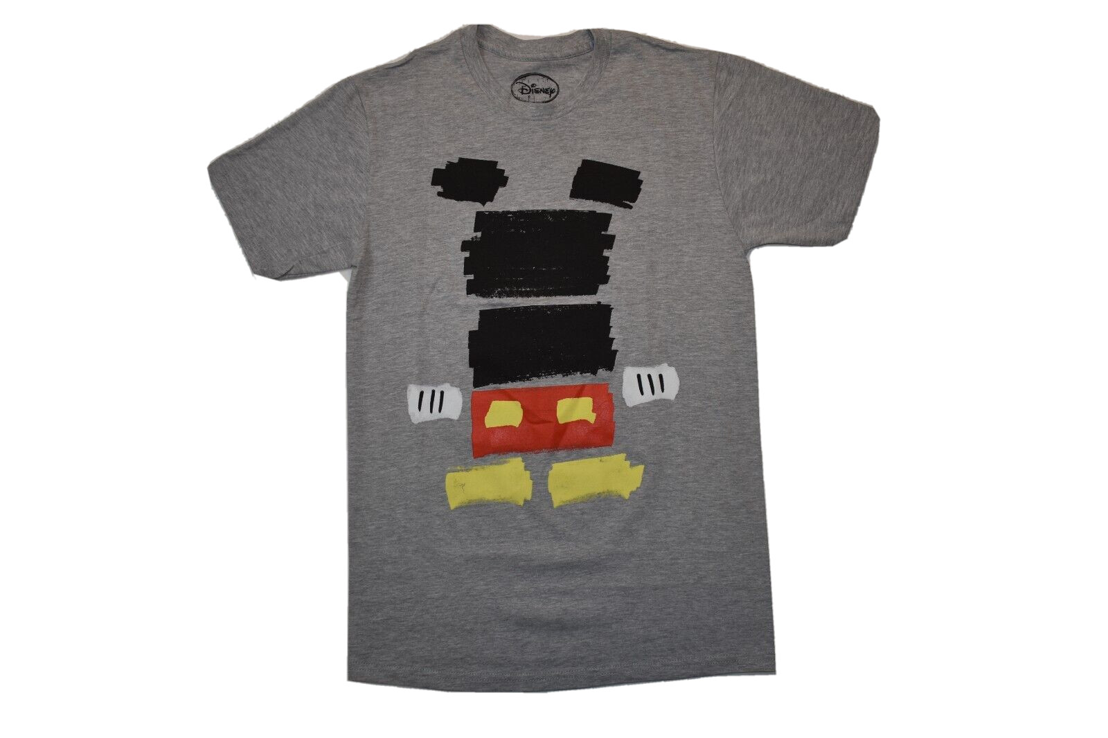 Disney Mickey Mouse Men&rsquo;s Abstract Painted Mickey Gray Shirt New 2XL
