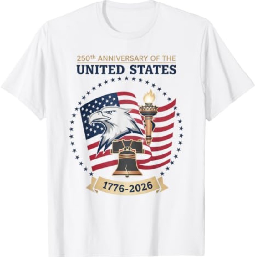 250th Anniversary USA 250 Years American Patriotic 4th July T-Shirt
