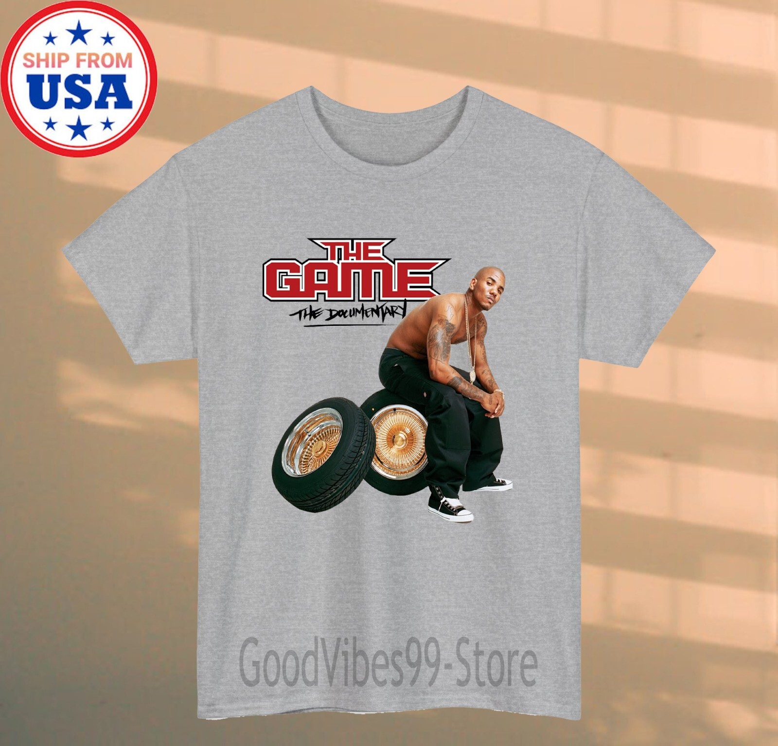 The Game The Documentary Men&rsquo;s Grey T-shirt Size S-5XL