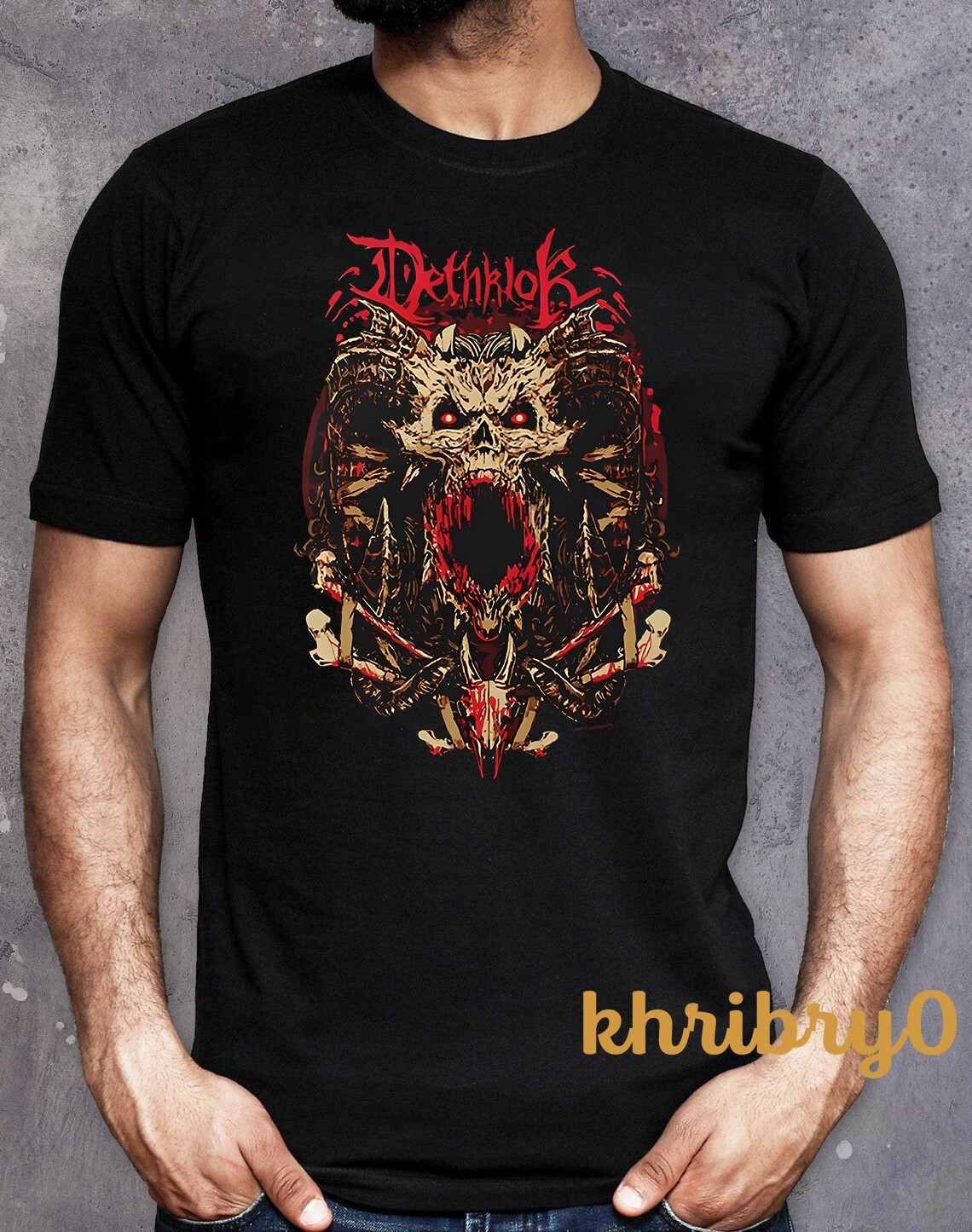 Dethklok Band Metalocalypse Death Metal Cotton T-shirt ST75426