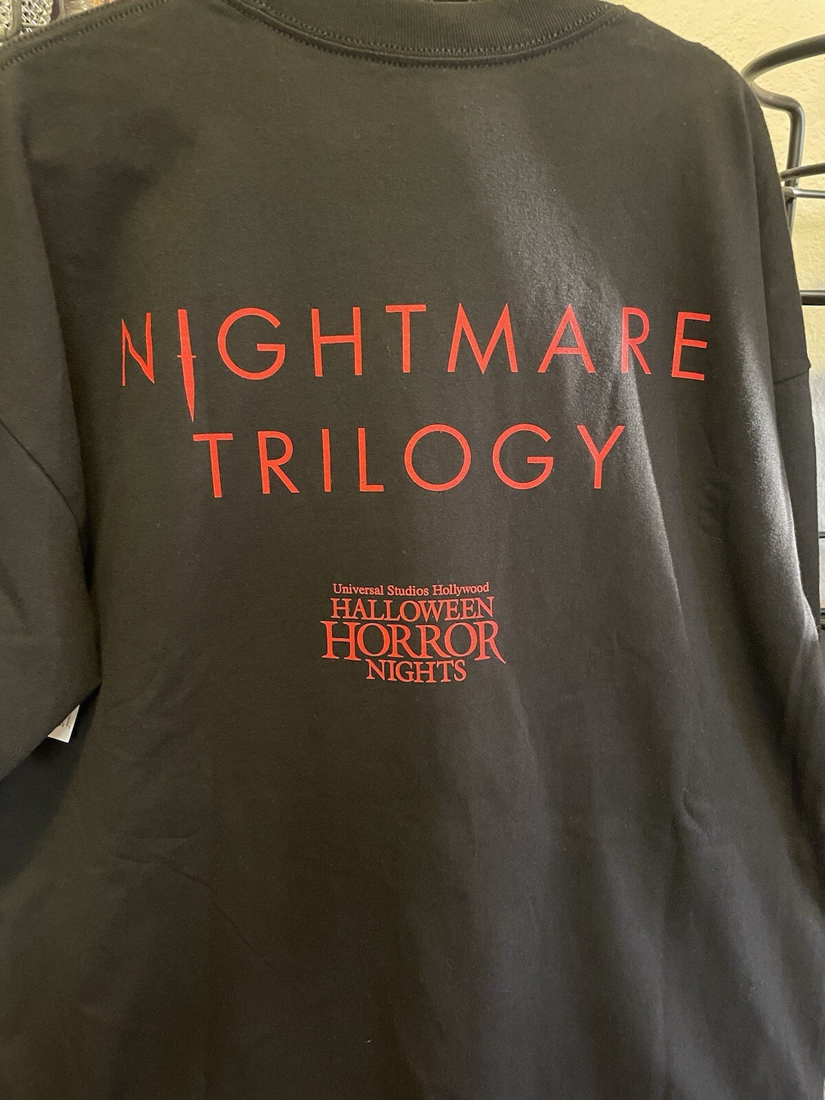 Universal Studios Hollywood HHN 2024 The WEEKND Nightmare Trilogy T-Shirt Large