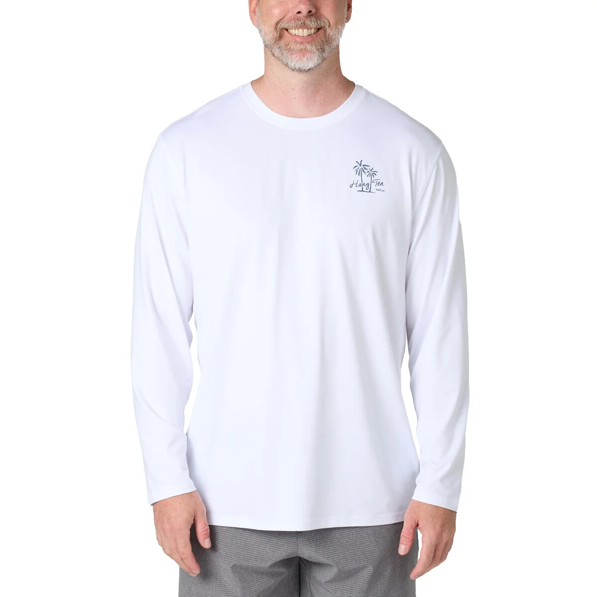 Hang Ten Men&rsquo;s Long Sleeve Sun Tee, UPF 50+, Quick-dry fabric, Lightweight