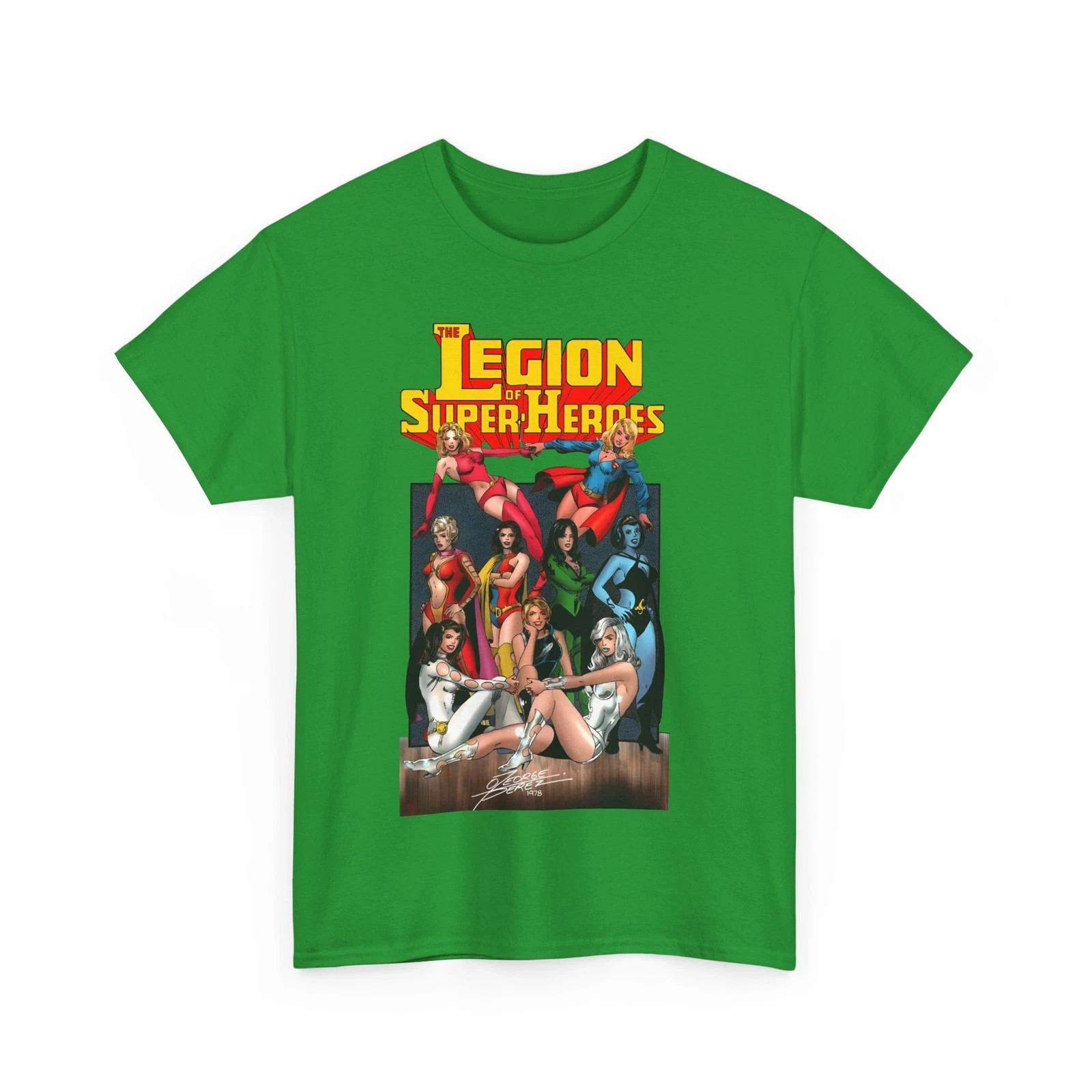 Legion of Super-Heroes T-Shirt – George Perez Art – Legion Women – Saturn Girl