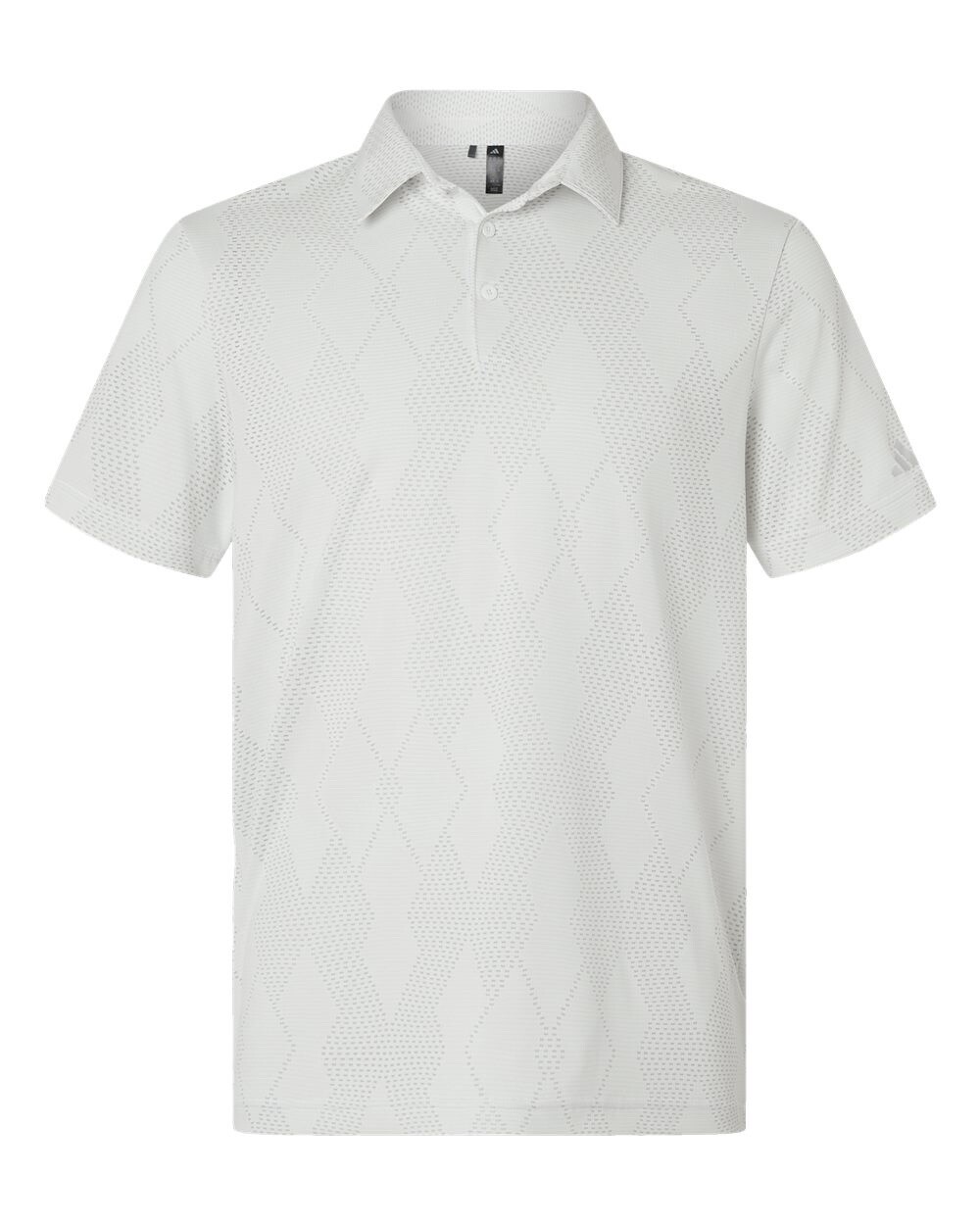 ADIDAS Golf Men&rsquo;s S-3XL Ultimate Textured Diamond Jacquard Polo Sports Shirt