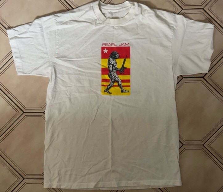 Pearl Jam Evolution YIELD Tour 2XL T-Shirt Eddie Vedder Exc Cond Nirvana RARE