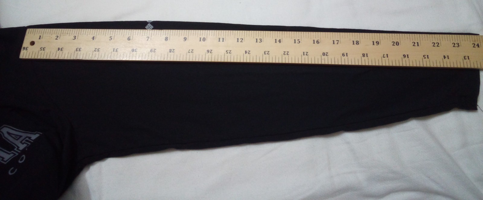 Columbia T-Shirt Men M Black Logo Crew Long Sleeve