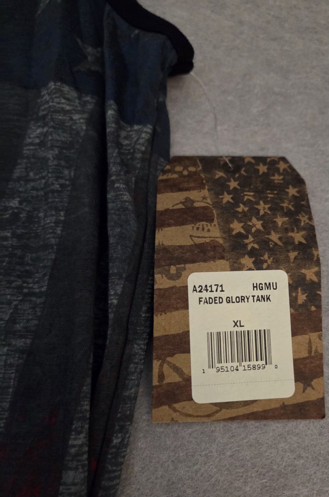 Affliction Faded Glory Tank Top Sz XL Men&rsquo;s American Flag Patriotic NWT A24171