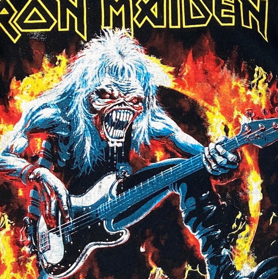 Iron Maiden Raglan Shirt Mens Large by Shaka Active