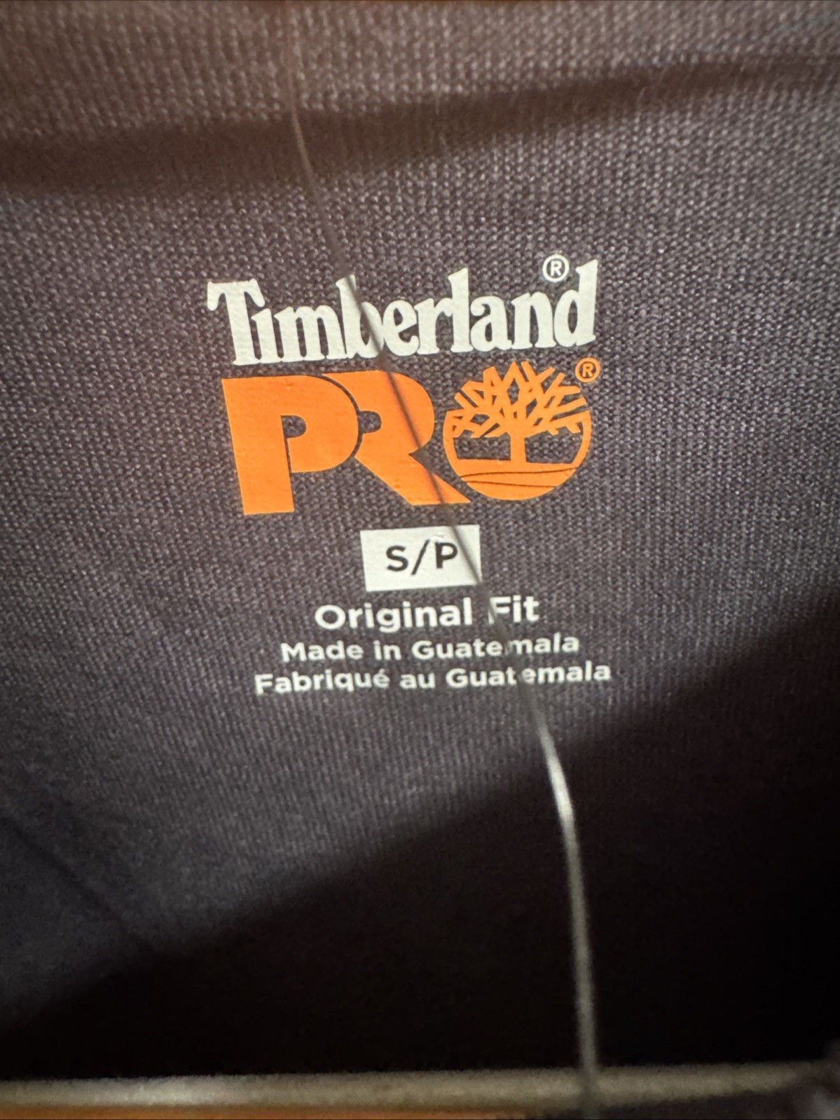 Timberland Pro Men&rsquo;s Long Sleeve Pocket T Shirt S Small Dark Navy SPF 30