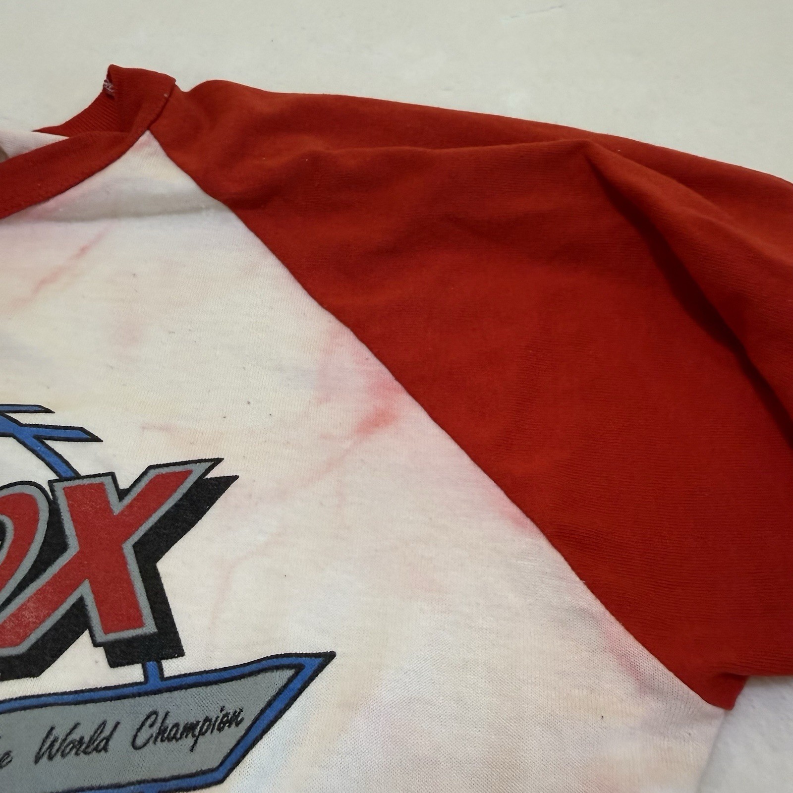 VTG 80s Ronnie Sox Drag Racing T Shirt 3/4 Sleeves Sz M Cal Cru Distressed