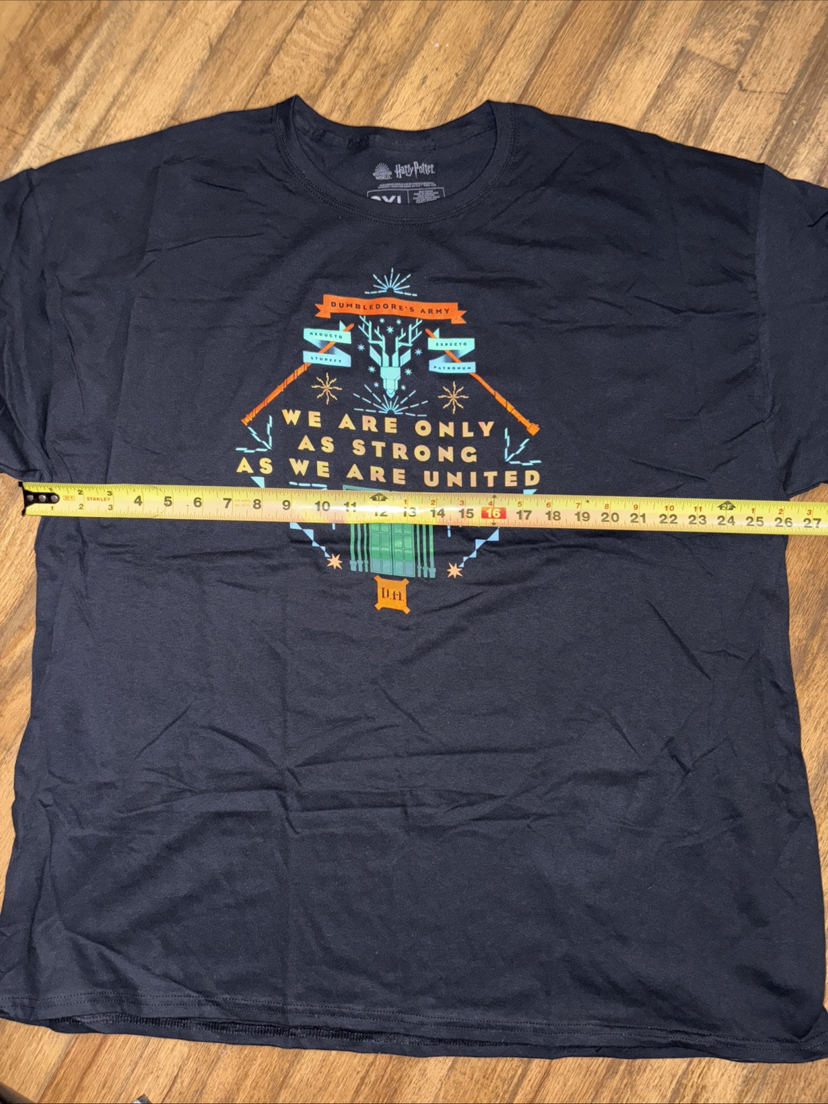 NWOT Loot Crate Exclusive Harry Potter Dumbledore’s Army Black t-shirt Size 3XL