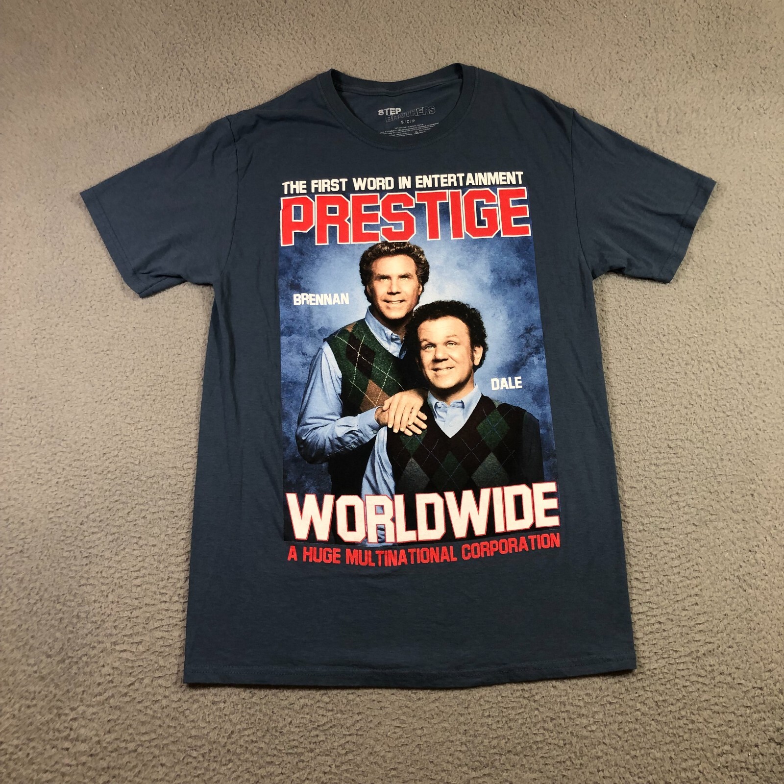 step brothers T Shirt Mens S gray slate movie will ferral