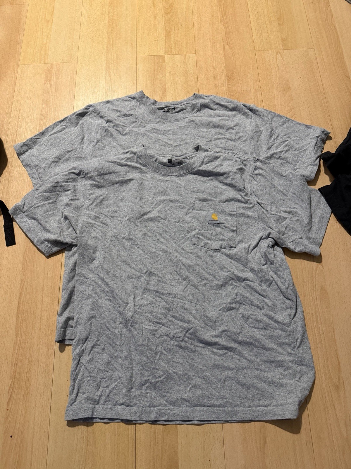 Lot Of 6- Carhartt Pocket T-Shirts. Mens Large Lose Fit