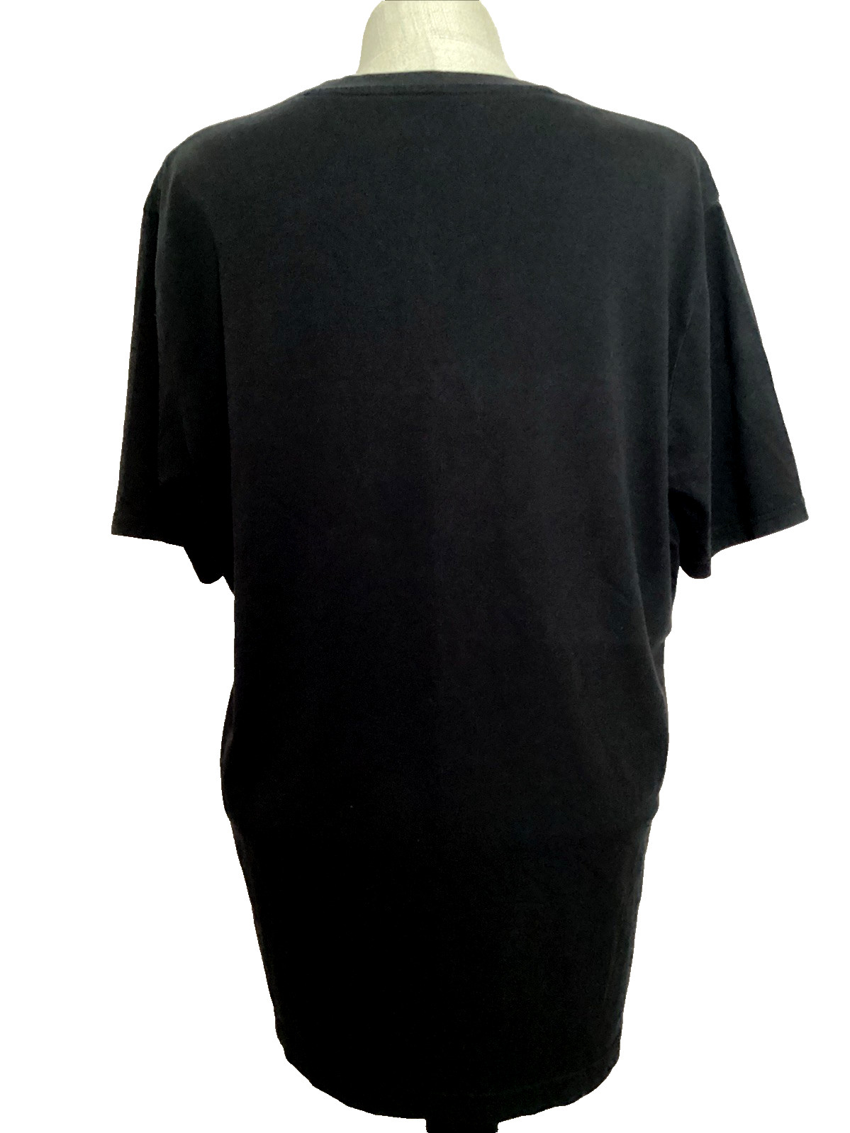 BANANA REPUBLIC ECO PREMIUM WASH Black Short Sleeve V-Neck T-Shirt Sz XL