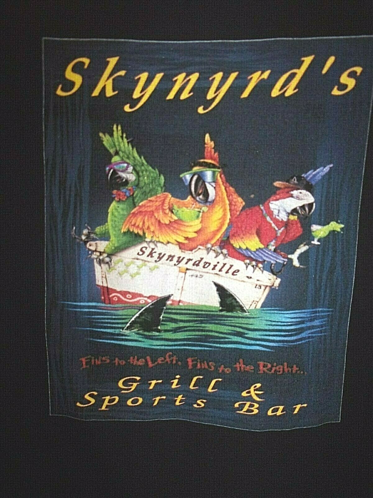 ST GEORGE South Carolina SKYNYRD&rsquo;S GRILL n SPORTSBAR black M t shirt