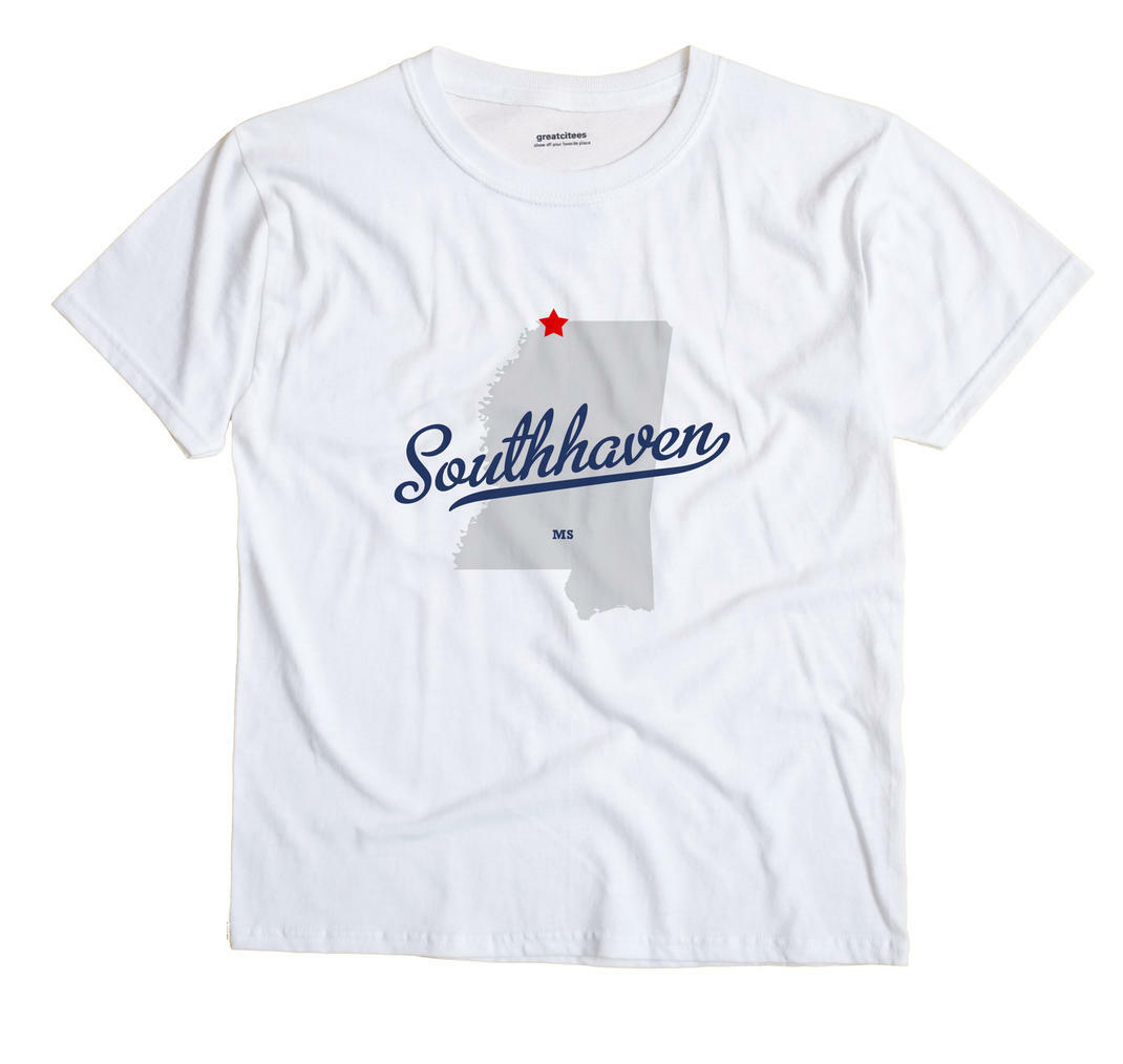 Southhaven Mississippi MS Miss T-Shirt MAP