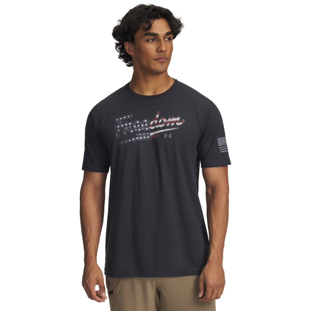 Under Armour 6004106 Men&rsquo;s UA Freedom Verbiage Graphic Tee Short Sleeve T-Shirt