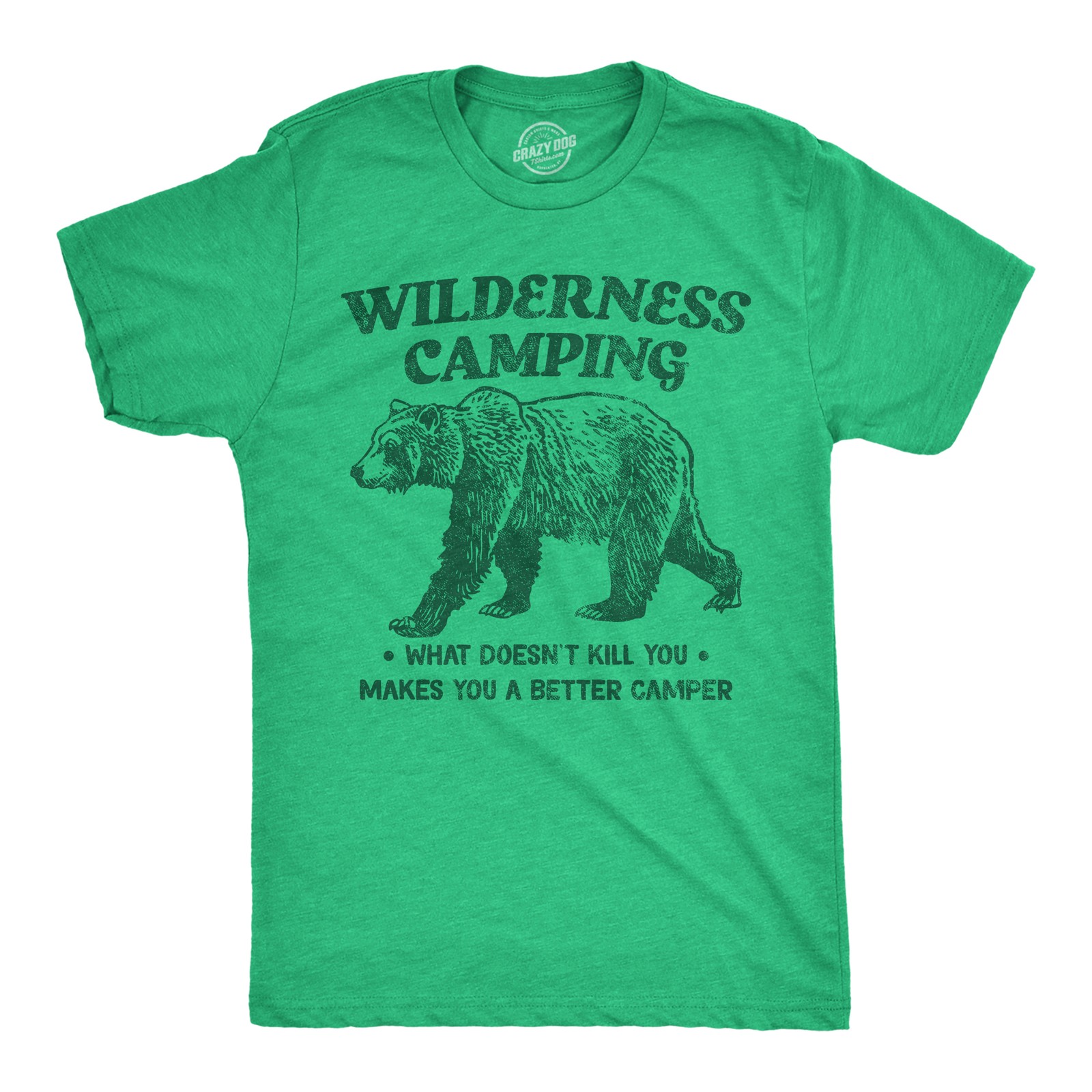 Mens Funny T Shirts Wilderness Camping Sarcastic Nature Graphic Novelty Tee for