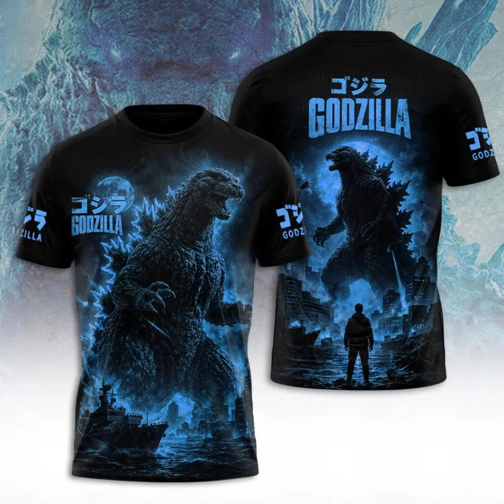 Godzilla 3D Apparel All Size S-5XL For Fan BH1828