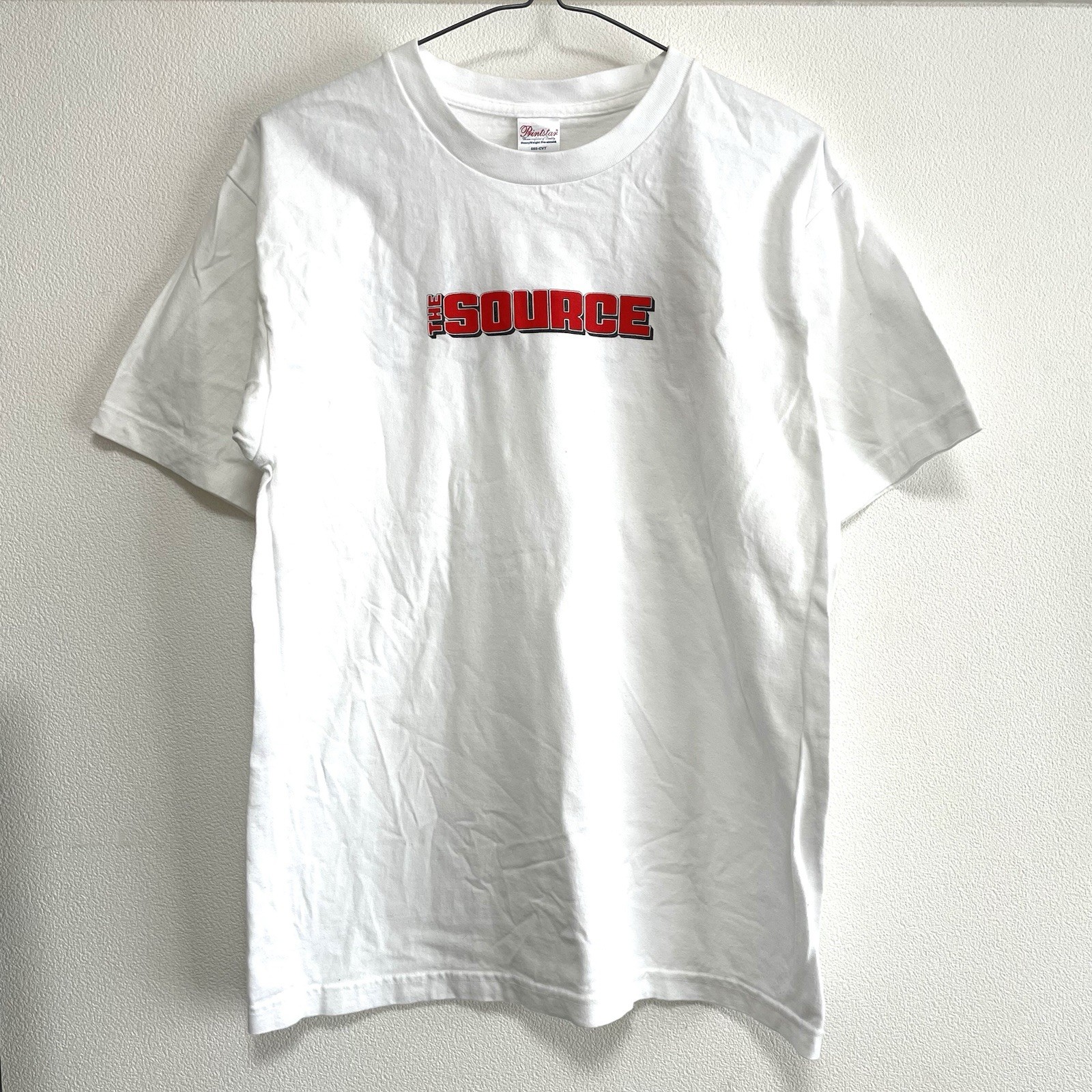 Vintage The Source Magazine T-shirt Promo Rap Hip Hop White Large L 90s 00s RARE