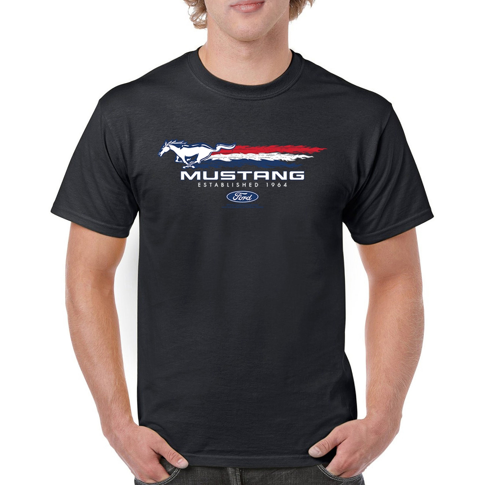 Ford Mustang Established 1964 T-shirt Shelby Mach 1 Boss GT Muscle Men&rsquo;s Tee