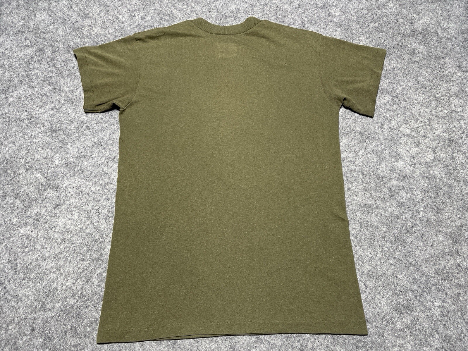 USMC OD Green Baggy XS Single stitch Military Shirt Blank Skater Grunge Style