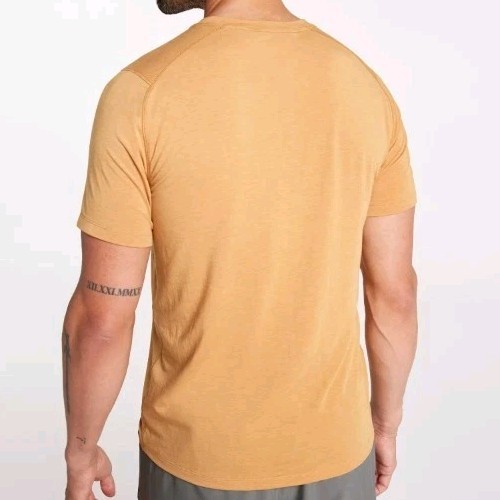 VRST Men&rsquo;s Icon Tshirt. Palomino Gold Heather. Size Large