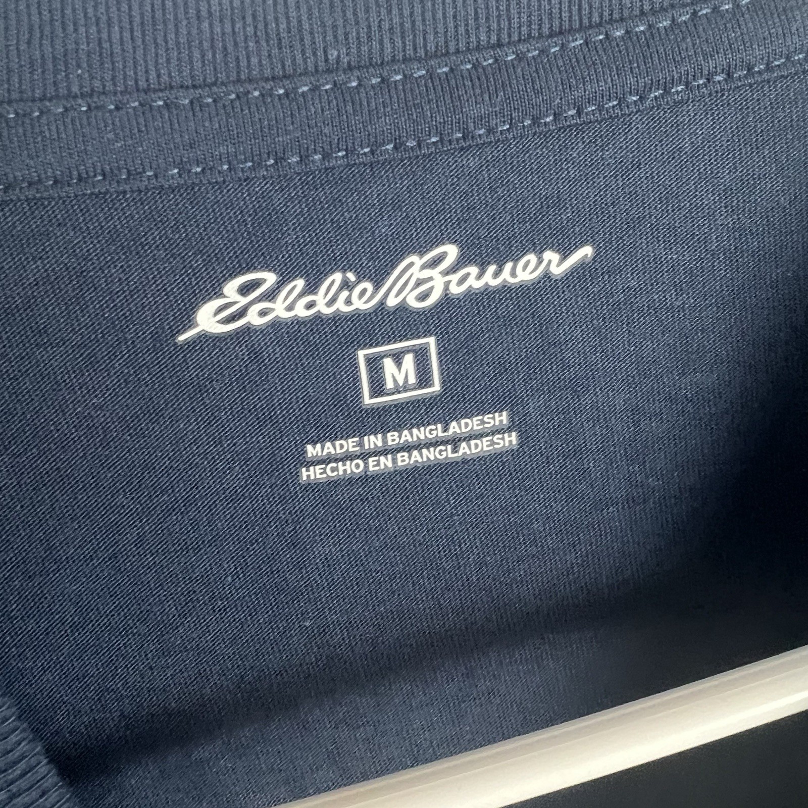 Eddie Bauer Short Sleeve T-Shirt Mens M Medium Dark Blue New With Tags