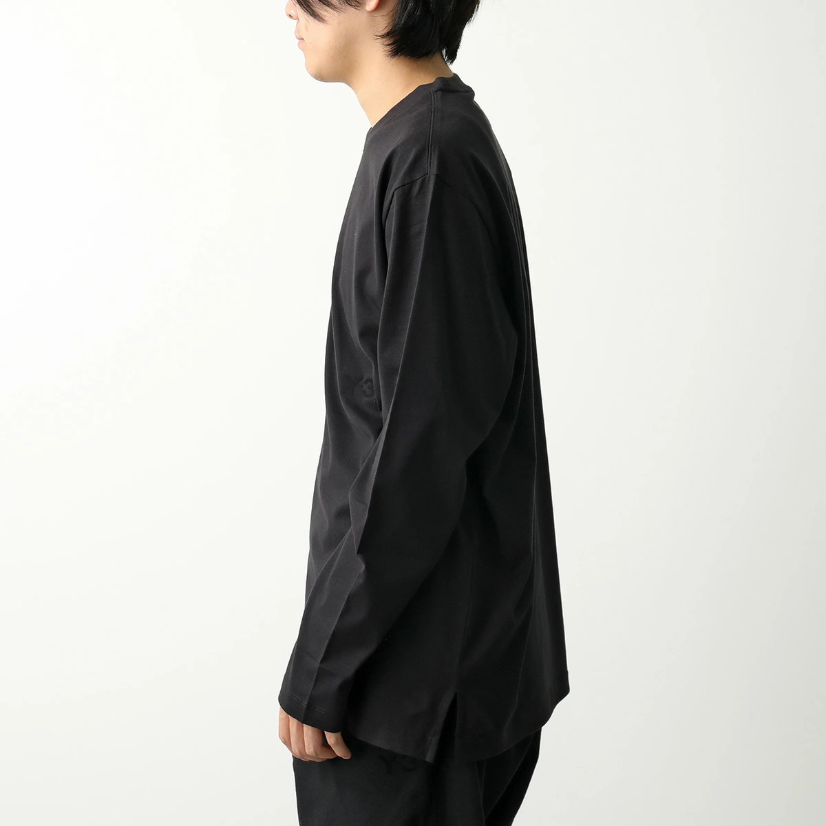 Yohji Yamamoto Y-3 U LS TEE Long Sleeve Tee Men&rsquo;s BLACK S or M or L or XL