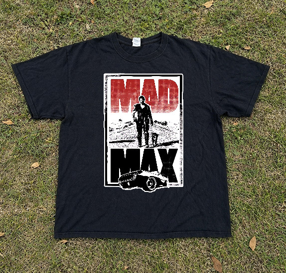 Men&rsquo;s V8 Interceptor T-Shirt, Vintage Mad Max Short Sleeve O-Neck Tee
