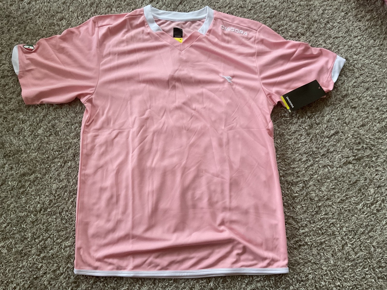 Diodora Light Pink Football Jersey