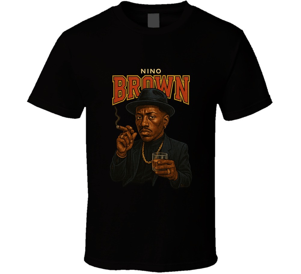 New Jack City Nino Brown Snipes Retro Hip Hop Caricature T Shirt