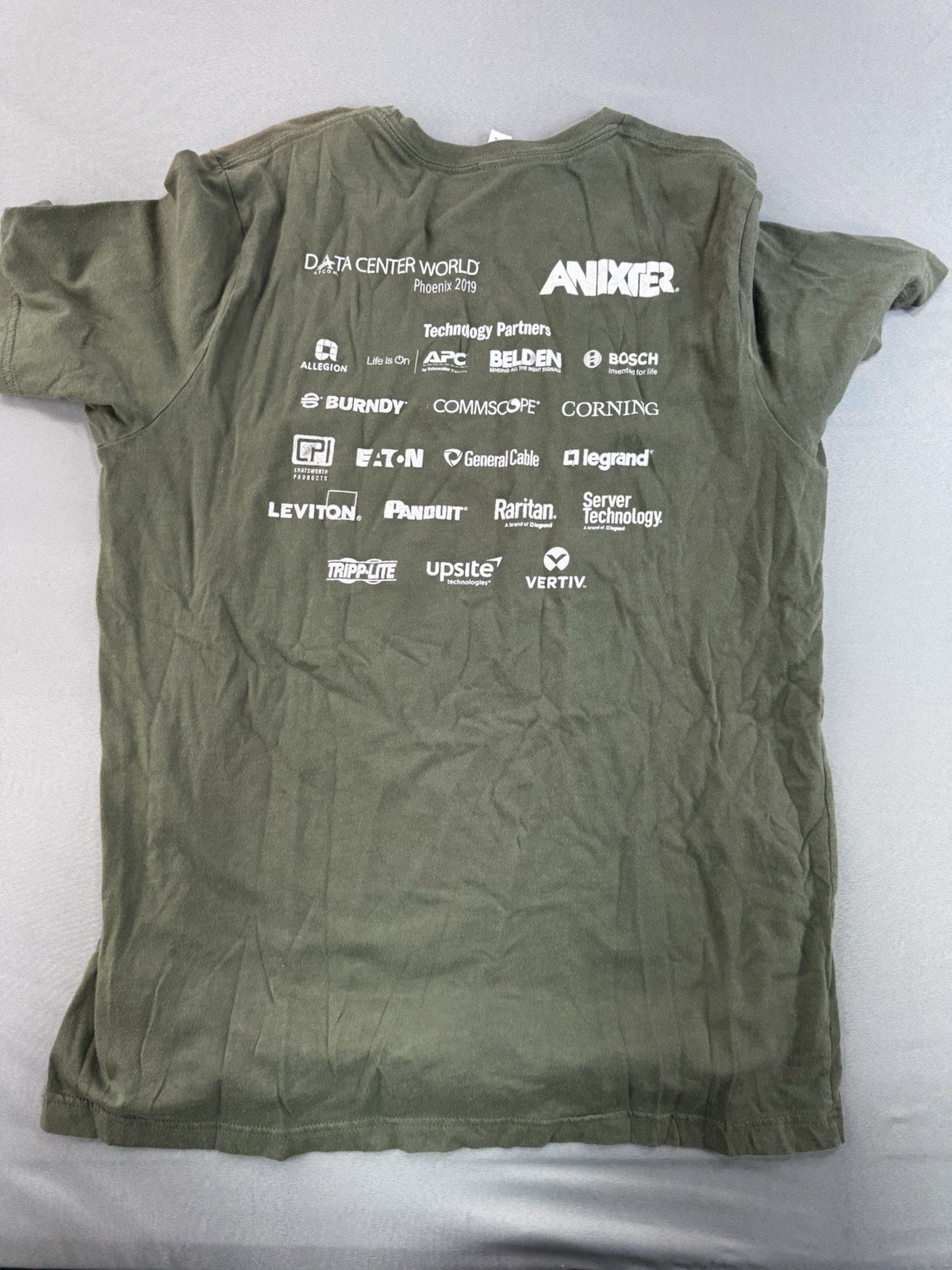 Stay Cool In The Desert T Shirt Mens Size Large Green Thermal Efficiency Anixter
