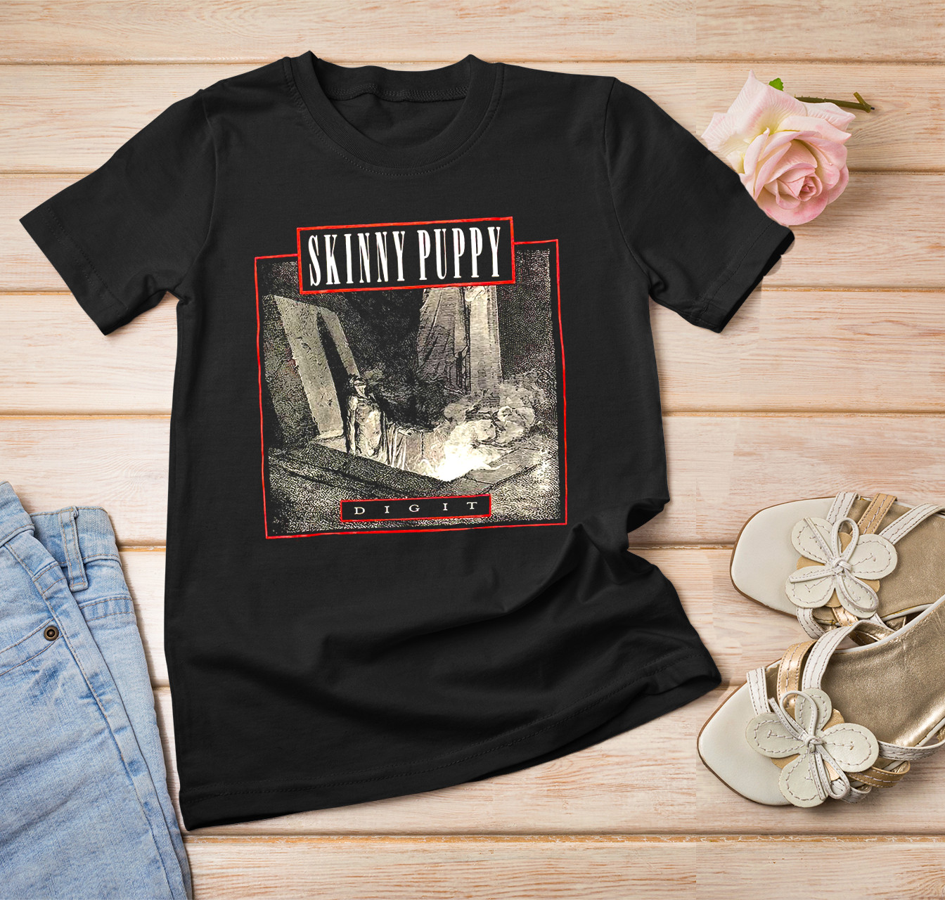 Skinny Puppy Dig it BAnd Music Black Men S-234XL T-shirt FN209