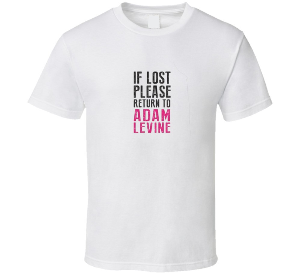 If Lost Please Return To Adam Levine Music Funny T Shirt