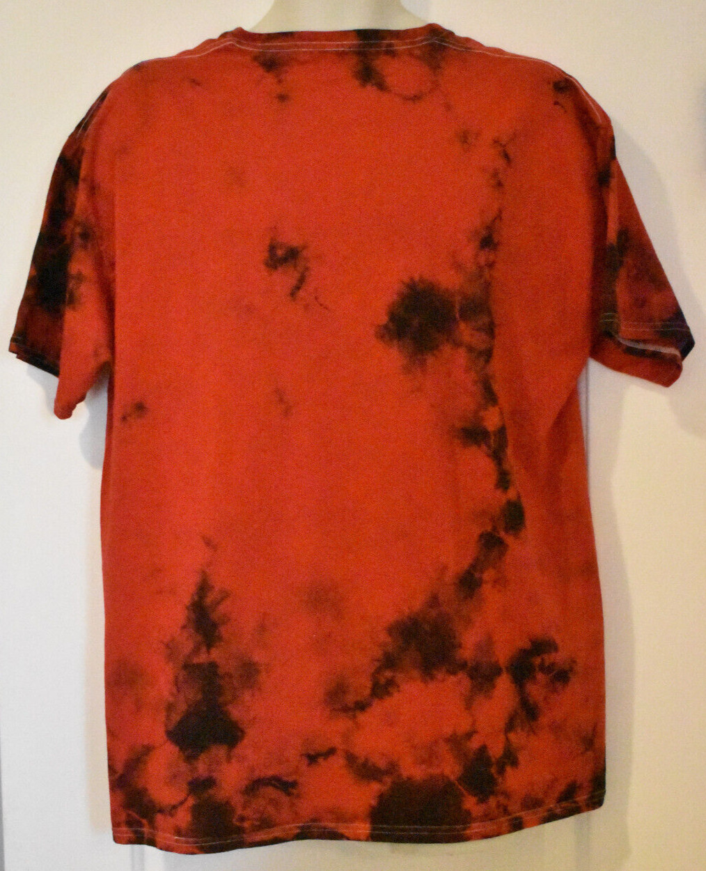 Green Day American Idiot Red & Black Tie DyeT Shirt Mens Size L Rock Band Music
