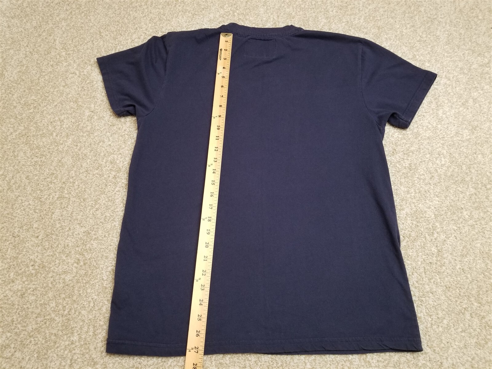 Pacific Blue T Shirt Mens Large Blue Crewneck Casual US 73 Eagle TEE