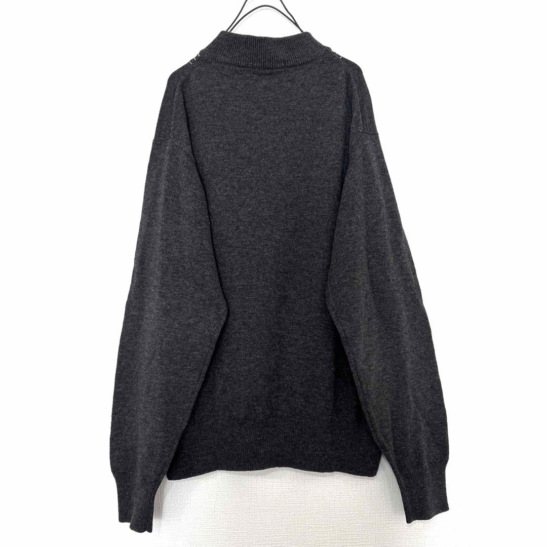 CHAPS Ralph Lauren Cashmere Blend Half Zip Pullover Warm Used Japan