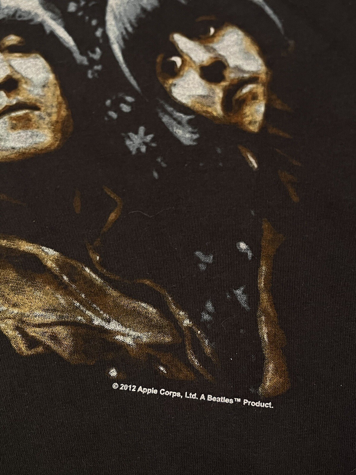 Vintage 2012 The Beatles Rubber Soul T Shirt Rare Band Rock Promo USA Large Men