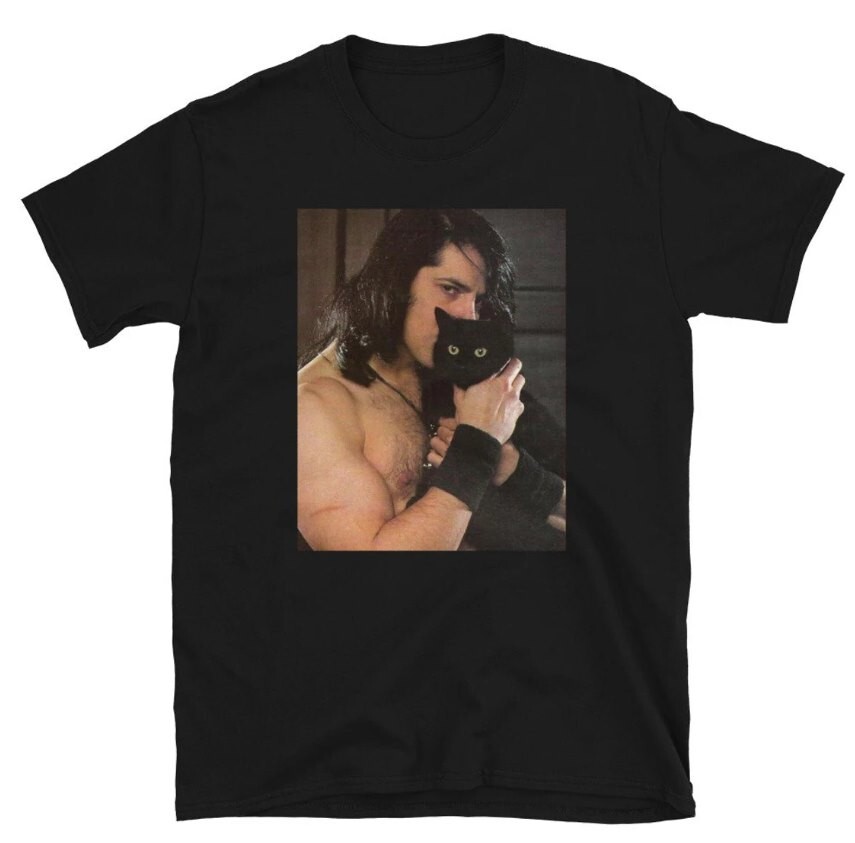 glenn danzig holding his cat vintage t-shirt