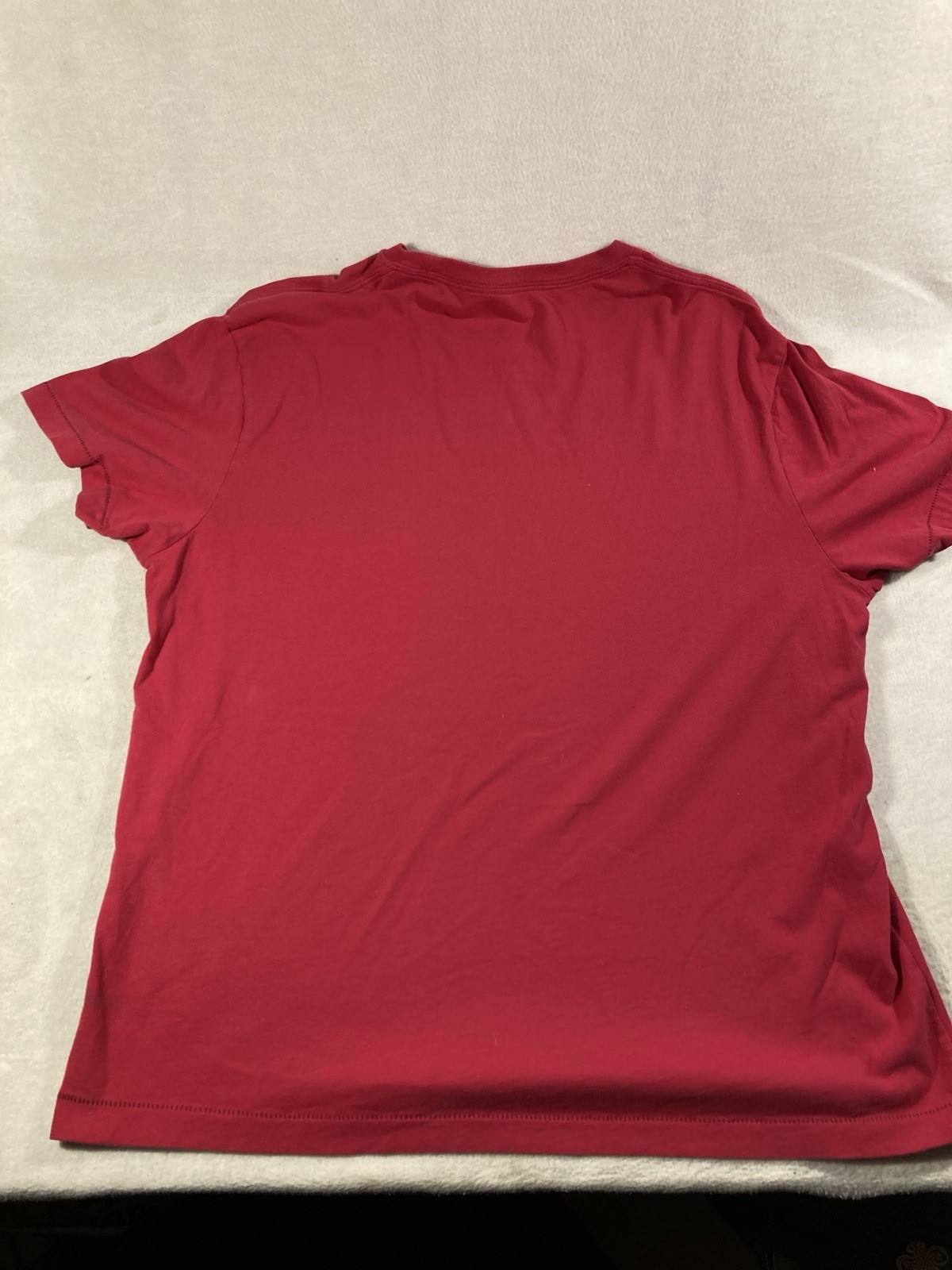American Eagle Outfitters Men’s Vintage Fit Red Cotton Knit Logo Crew Tee L