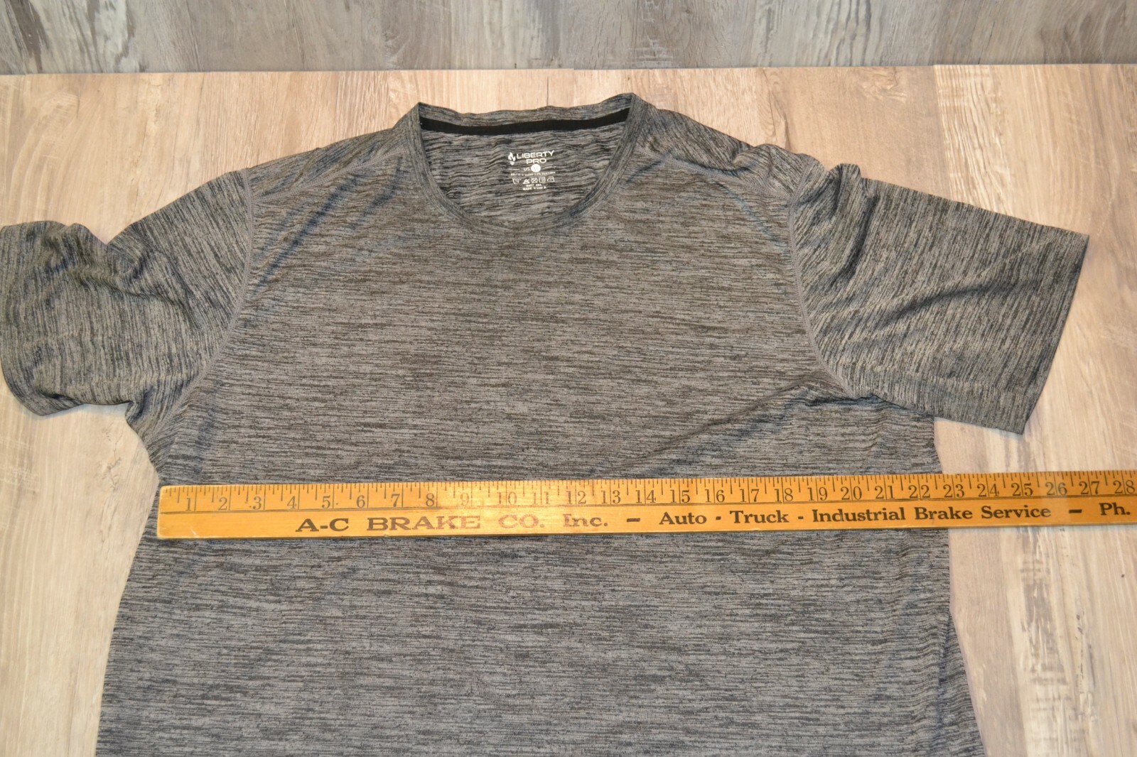 Liberty Pro Moister Wicking Shirt Gray Size XL