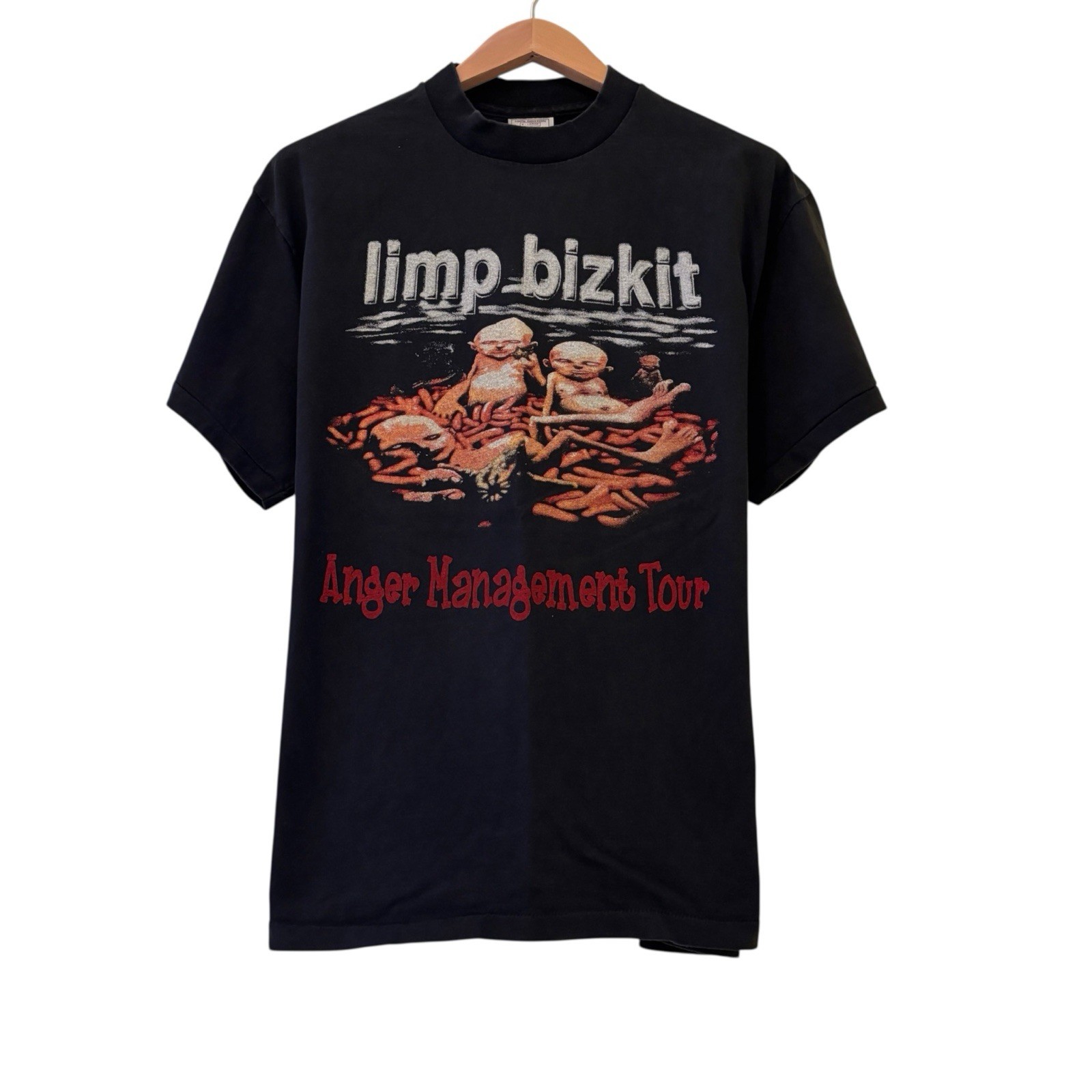 Limp Bizkit Anger Management Tour Eminem Papa Roach Tour T-Shirt Reprint XL
