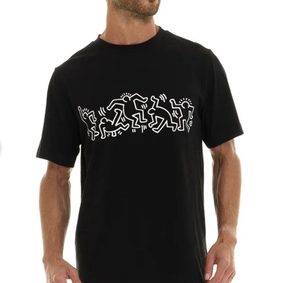 Keith Haring Men’s Graphic Tee Size XL T-Shirt Black Brand New With Tags NWT