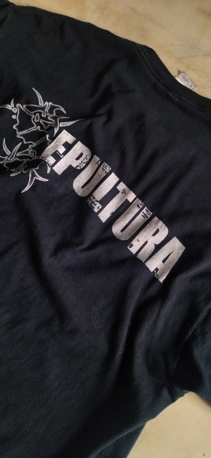 Sepultura 90s Extremely rare Vintage Fruit of the Loom heavy cotton T-shirt XL