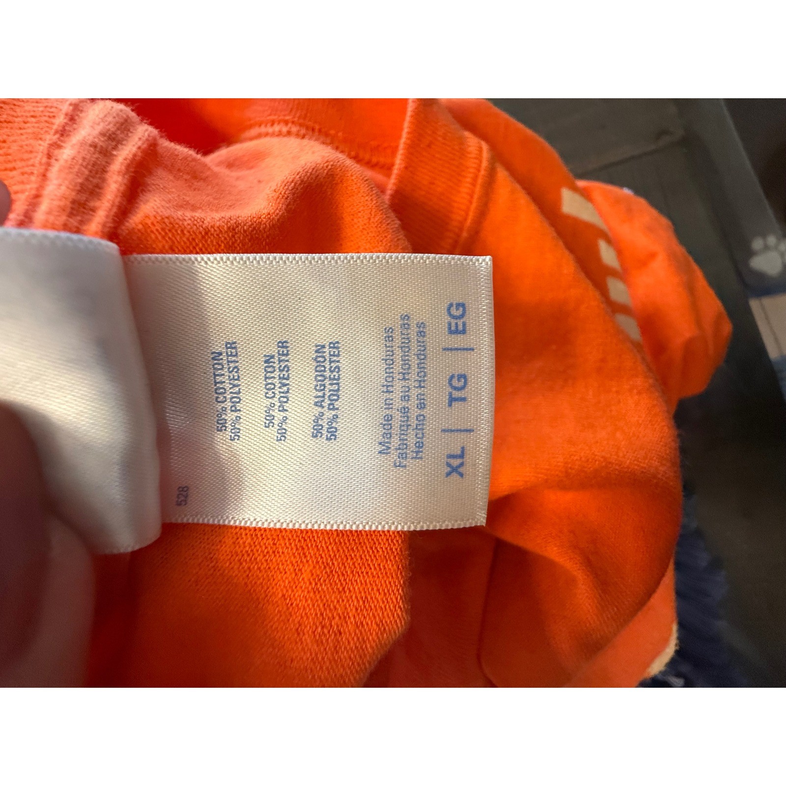 Milwaukee Tool Long Sleeve Graphic T-Shirt Orange Skull Mens XL Port & Company