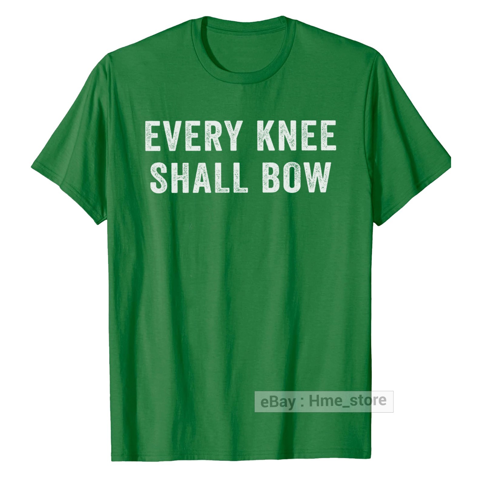 Every Knee Shall Bow Jesus As Lord T-shirt Christian Religion Bible Scripture