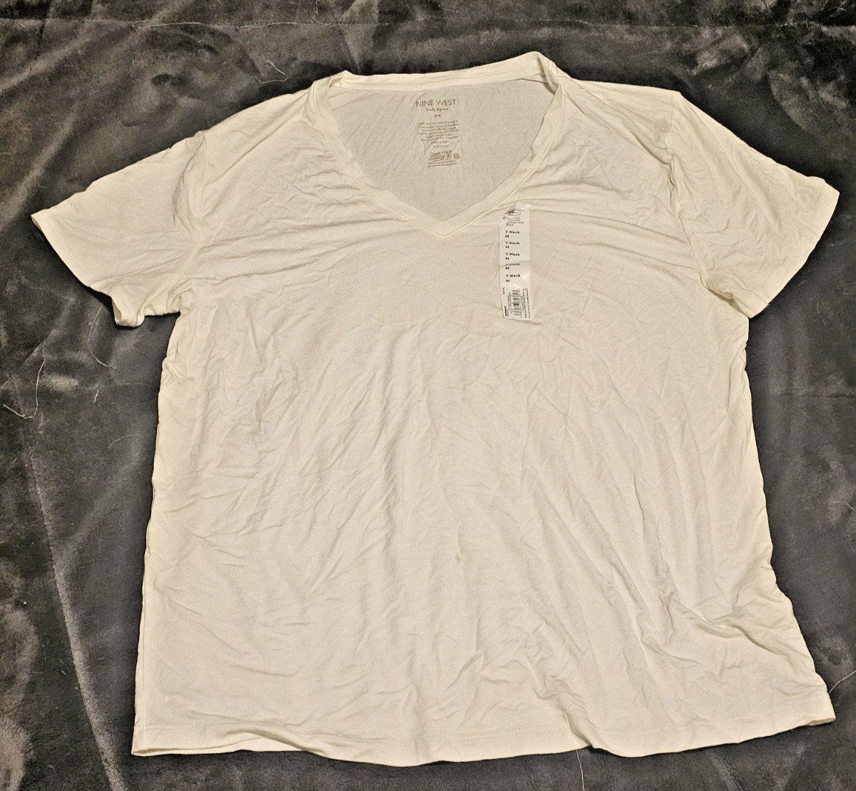 Nine West White T-Shirt White Men&rsquo;s Size M