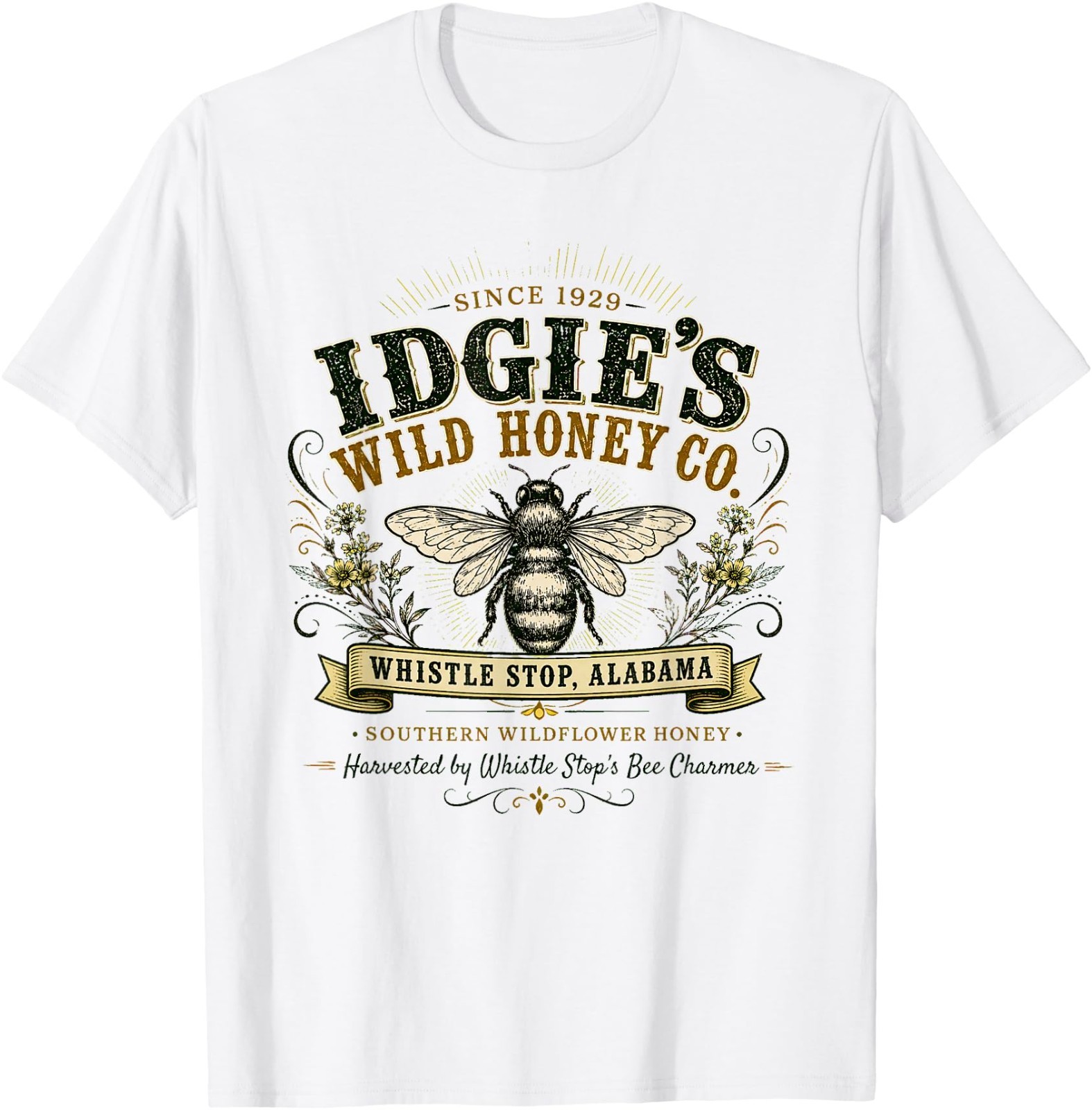Idgie&rsquo;s Wild Honey Co Southern Whistle Stop Café Vintage T-Shirt