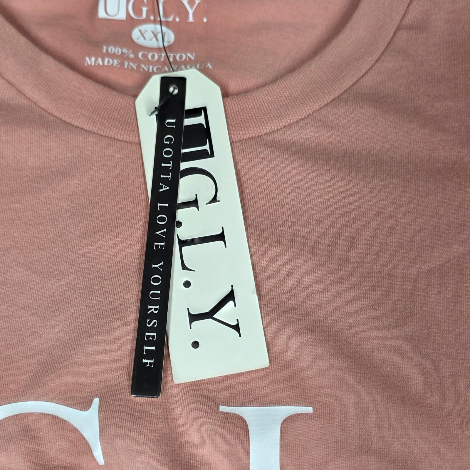U.G.L.Y. Salmon/White Shirt